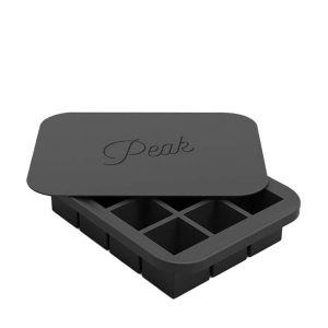 W and P Design Charcoal Silicone Ice Cube Tray: Live By