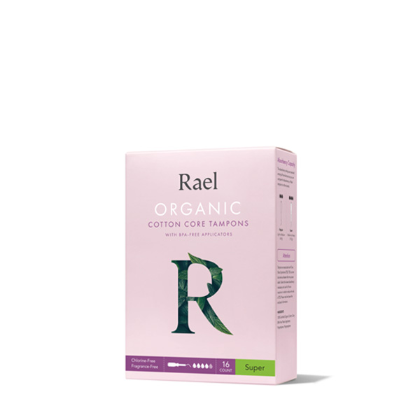 Rael 100% Organic Cotton Unscented Tampons (Super)